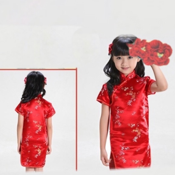 🎃Girls Qipao dress.🎃 - Picture 3 of 8